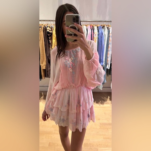 NWT Love Shack Fancy Bridgely Dress Milly size Medium - Picture 2 of 7